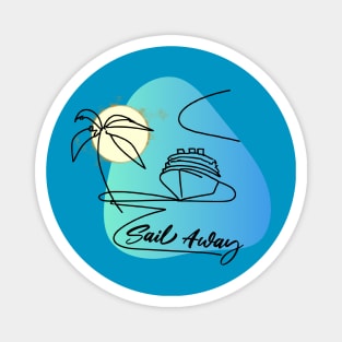 Sail Away Magnet